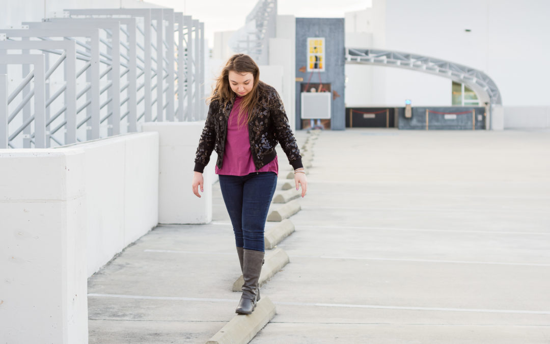 Sunset Portrait Session on a Parking Garage | Sarasota, FL